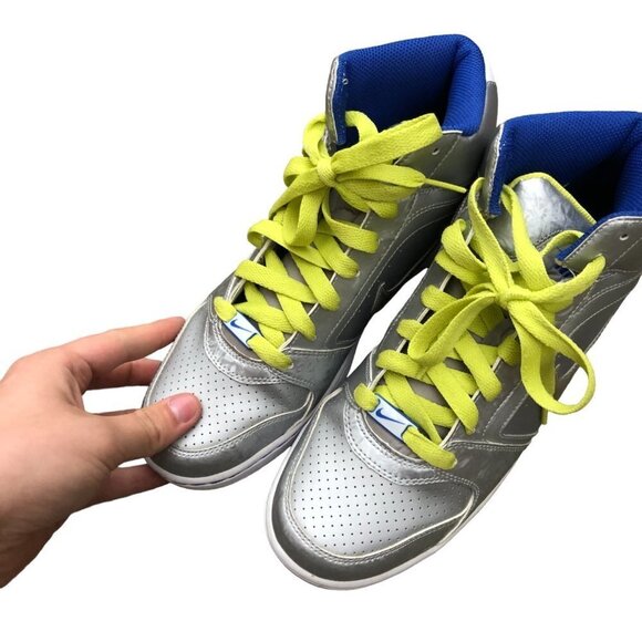 2009 Nike Air Prestige 2 High Swirled Metallic Size 9 - Picture 6 of 10